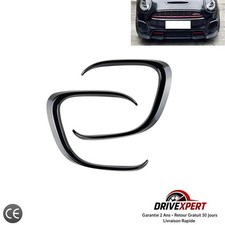 2014 2021 Gloss Black Bumper Fins For Mini Cooper F55 F56 F57 JCW FR