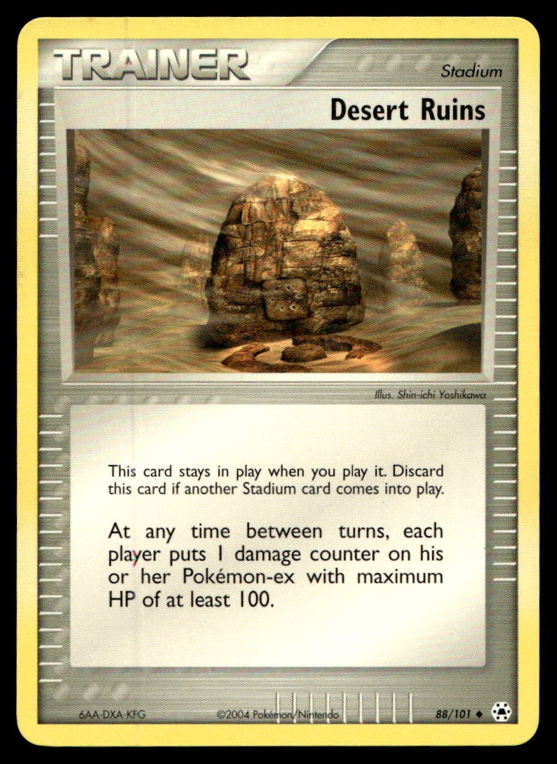 EX-NM Hidden Legends Desert Ruins Uncommon 88/101 2004 Pokemon TCG