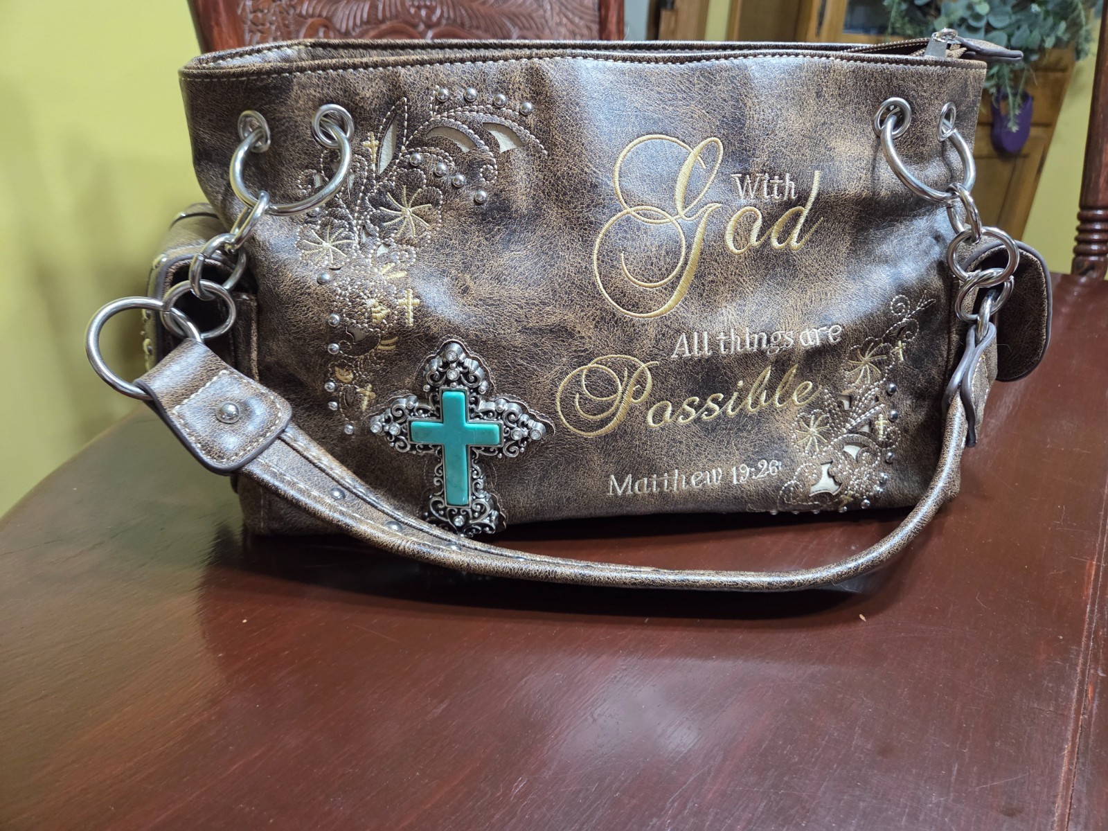 Scripture Bible Verse Western  Concealed Carry  W… - image 1