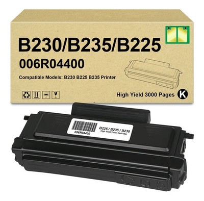 B230 Black Toner Cartridge Compatible for Xerox 006R04400 B225 B230 B235 3000pgs