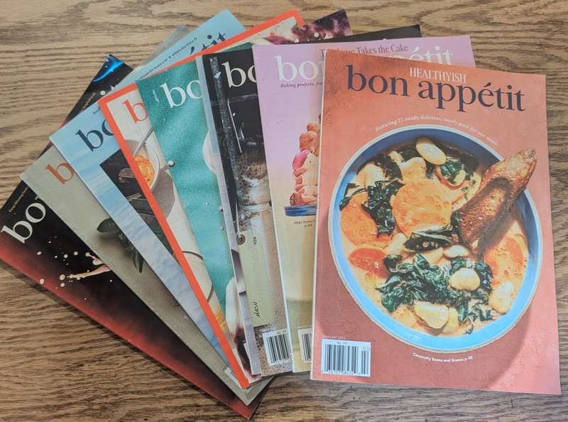 Bon Appetit Magazines 2023 Cooks, Influencers, Chefs, Many Plant Based Recipes