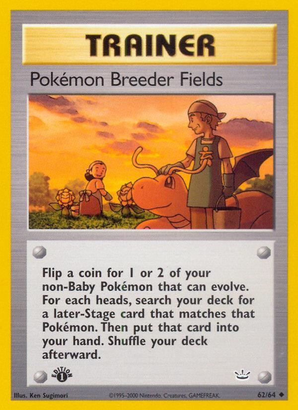 Pokemon Pokemon Breeder Fields (62/66) Neo Revelation 1ED LP - 1st Edition