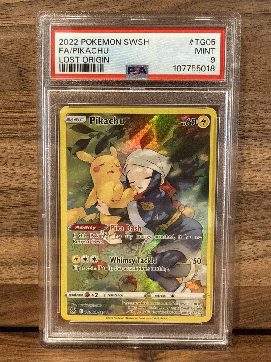 PSA 9 MINT Pikachu TG05/TG30 Lost Origin Full Art POKEMON | eBay