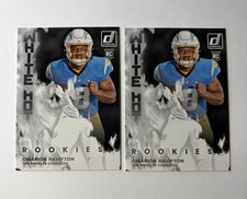 2025 Panini Donruss White Hot Rookies Omarion Hampton L.A. Chargers Lot of 2!