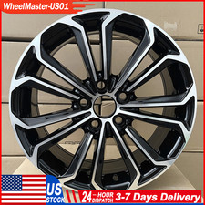 17 Inch Replacement Wheel Rim Machined Gloss Black For Toyota Camry 2006-2017 Us