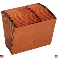 Pendaflex Heavy Duty 21-Pocket Expanding File Folder - A-Z & Customizable Tabs