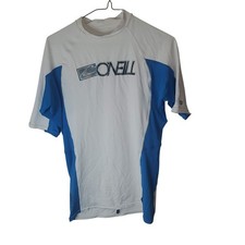 O'Neill Mens Skins Classic Short Sleeve Crew Surf / Board Tee Blue, White XLL