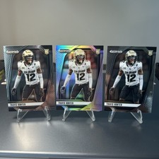 2025 Prizm Draft Picks TRAVIS HUNTER RC Lot (3) Silver And 2 Base Cards 🔥