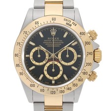 ROLEX Cosmograph Daytona 16523 nero numero A seconda mano uomo