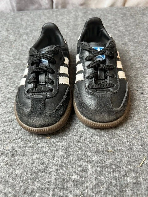 Adidas Samba OG Shoes Kids 6 Classic Black Gum Soccer Low Turf Indoor Sneaker - Image 2 of 4