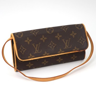 LOUIS VUITTON Pochette Twin Pm Shoulder Bag Monogram M51854 CA0040 #6397