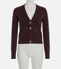 Veronica Beard Women's Purple Solene Cashmere Cardigan Sweater Size XS