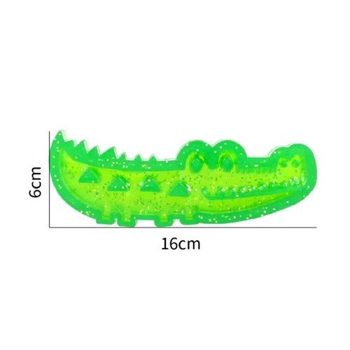 Coccodrillo da Masticare e Recuperare Slow Feeder, Giocattolo Puzzle Alimentatore Lento per Cani - Foto 15 di 16