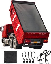 Dump Truck Mesh Tarp 7'x12' Vinyl,Coated Dump Trailer Tarp 18oz Dump Truck..