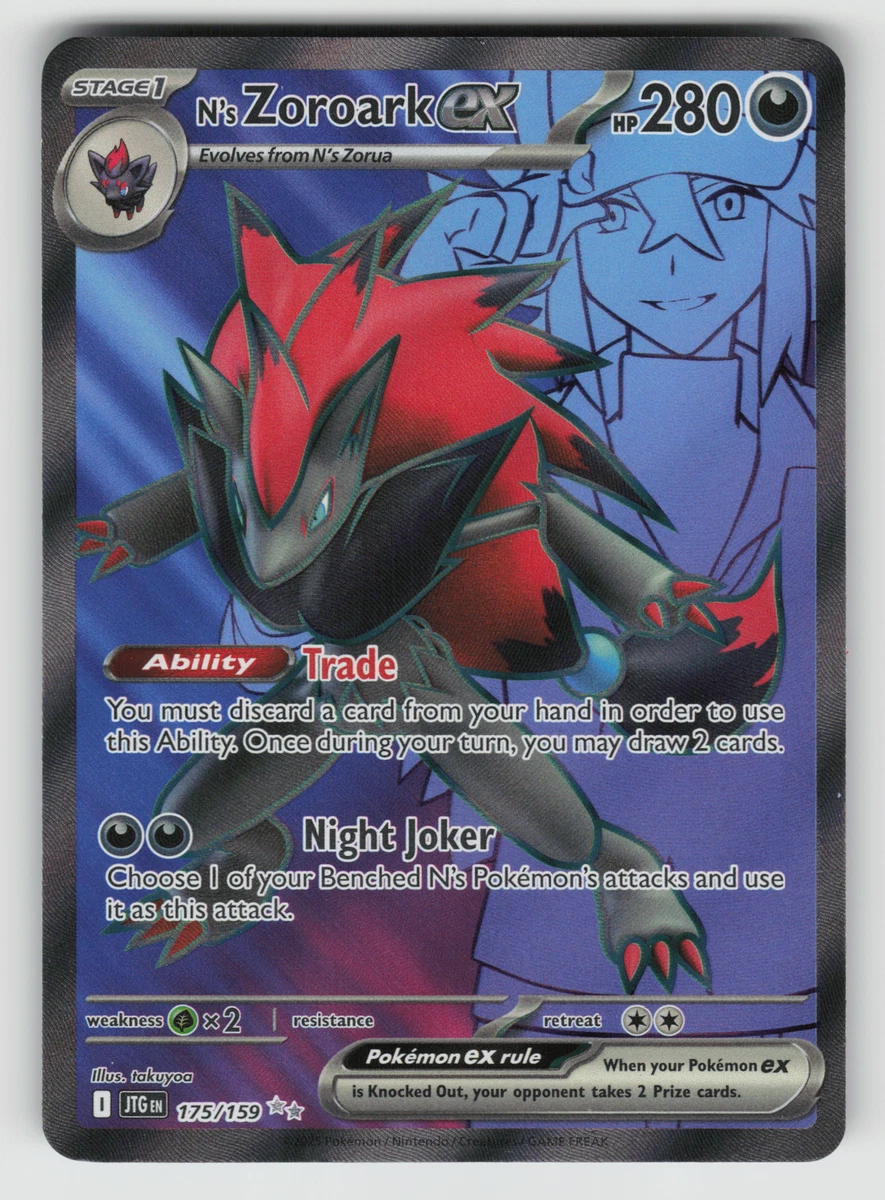 N's Zoroark Ex Pokémon TCG Cards for sale | eBay