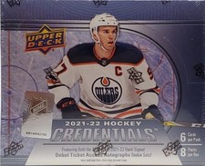 2021-2022 Upper Deck Credentials Hockey Base 1-50 - Pick your Player