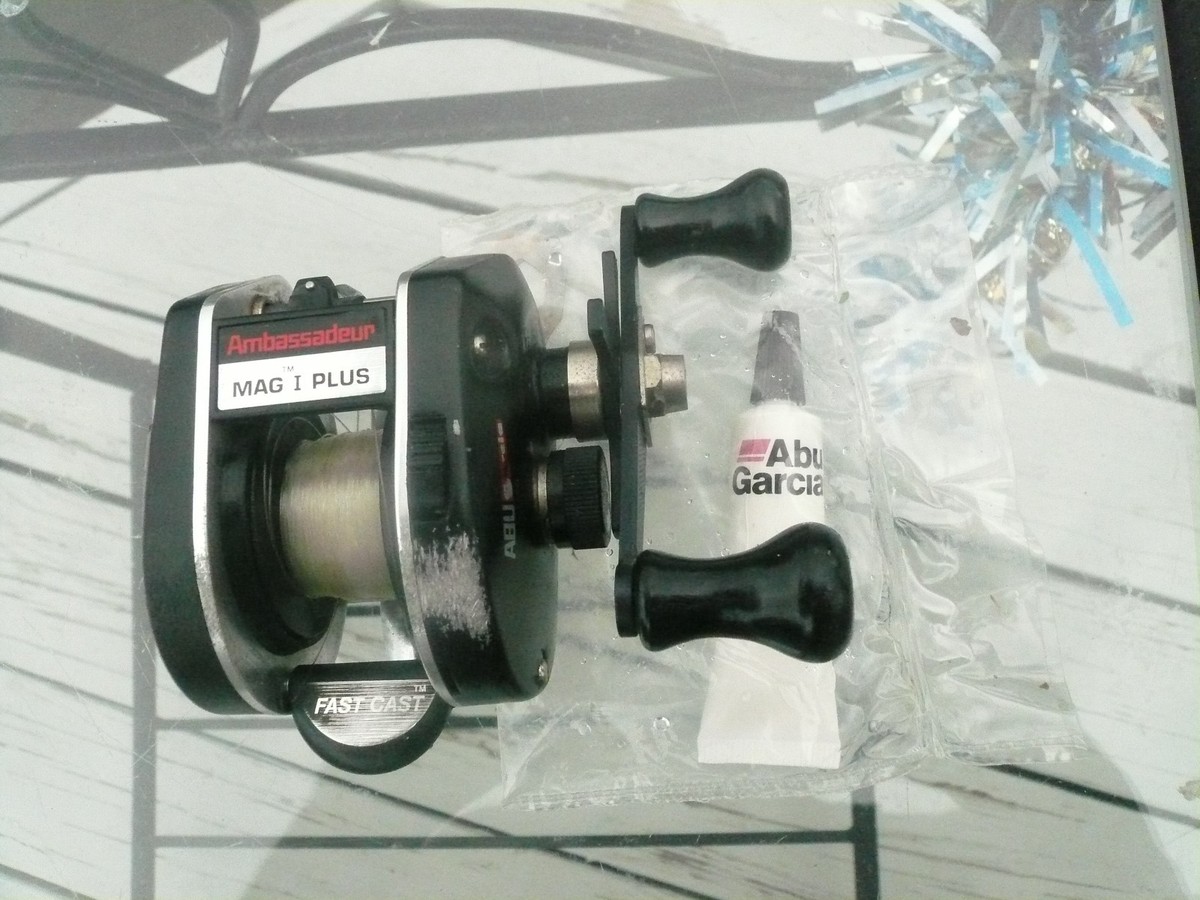 ABU GARCIA AMBASSADEUR MAG 1 FAST CAST SWEDEN, FLIP SWITCH+ABU OIL