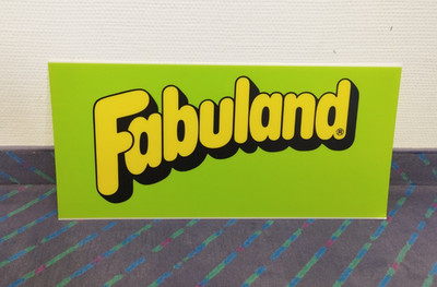 LEGO Fabuland plastic Store Display Sign Vintage LEGOLAND RARE 80s 90s Retro