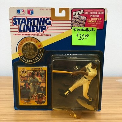 Kenner Starting Lineup Ken Griffey Jr. Unisex Kids White 1991 MLB Figure Coin