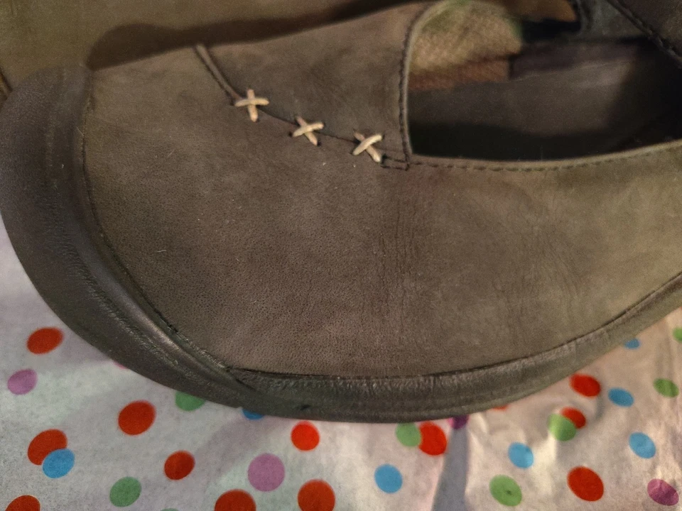 Zapatos de vestir Keen para mujer talla 10 cuero azul Mary Jane planos inserción extraíble Foto 2 de 4