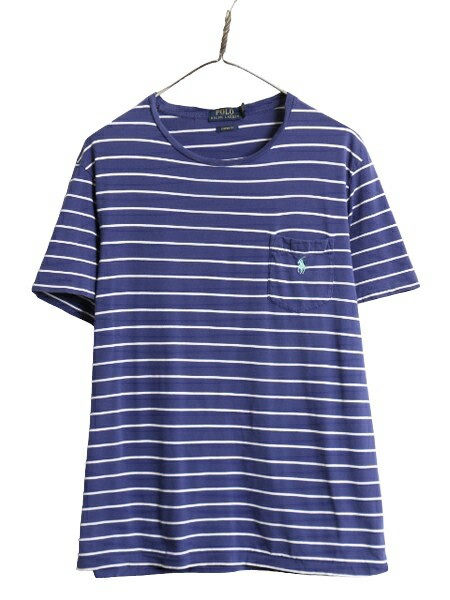 Ralph Lauren Men's Striped Pocket Polo Shirt Size S Pre-Owned