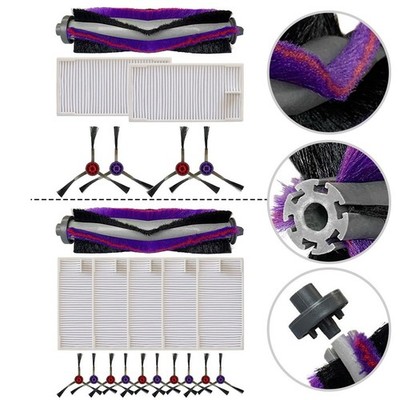 Für Eureka E20 Kompatibel Hauptwalze Seitenbürste Filter Ersatz Kit Set