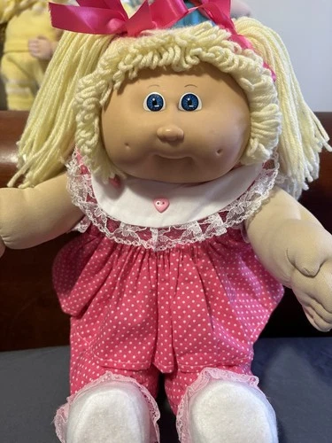 Cabbagepatch Hm9 1985 Ok Factory Good Vintage Smoke Free Home Lemon And Blue