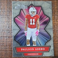 wild card 2021 alumination paulson adebo football base set standard card #abc-46