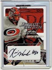 Kevin Weekes 2003-04 BAP Ultimate Memorabilia Autographs Gold #43 11/35