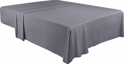 Utopia Bettwäsche Flachbettlaken Double Pflegeleicht Weich Gebürstet Polyester Mikrofaser