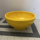 Fiestaware Daffodil  Medium Rice Bowl Fiesta Yellow 6 in Footed Bowl New