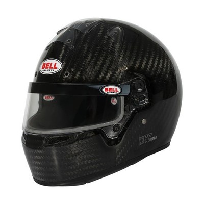 Snell Bell KC7 CMR Carbon Kart Helmet Full Face Black