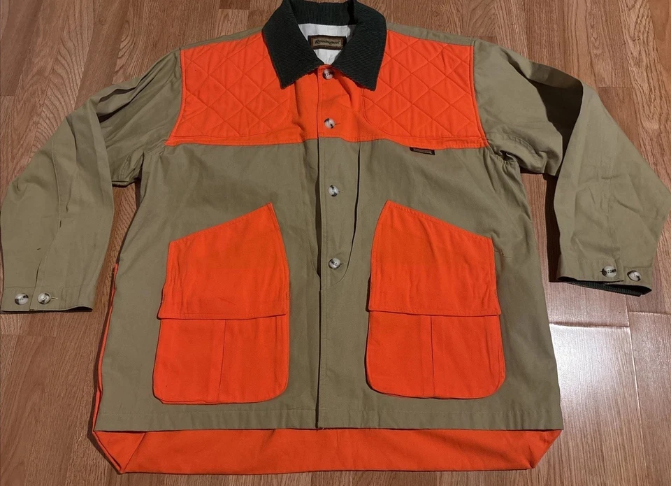 Chaqueta de caza/tiro de pájaros Remington para hombre 2XL bolsa para pájaros bucles de munición acolchada Foto 2 de 4