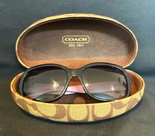 Coach HC8001 Emma Square Polarized UV400 Sunglasses 135mm With Case