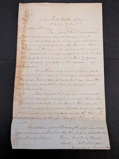 Joseph N. Miller (d. 1909) Signed 1897 Letter Civil War Navy Rear Admiral