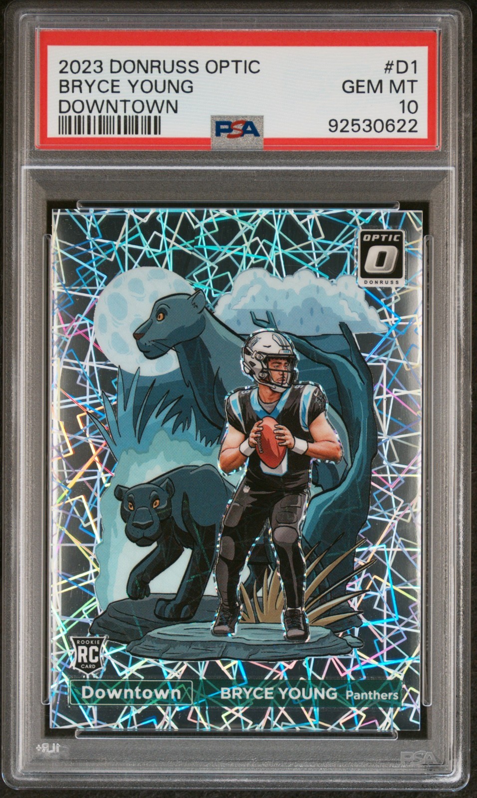 2023 Panini Donruss Optic Bryce Young Downtown Rookie Card PSA GEM MT 10 #D-1