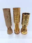 LOT OF 3: EARLY 1900’s ATQ EMBOSSED DECO AMMO SHELLS (MONT ST. PERE)