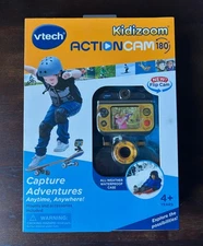 VTECH Kidizoom ACTIONCAM Video Camera w/ Waterproof Case - Black 180° - F03