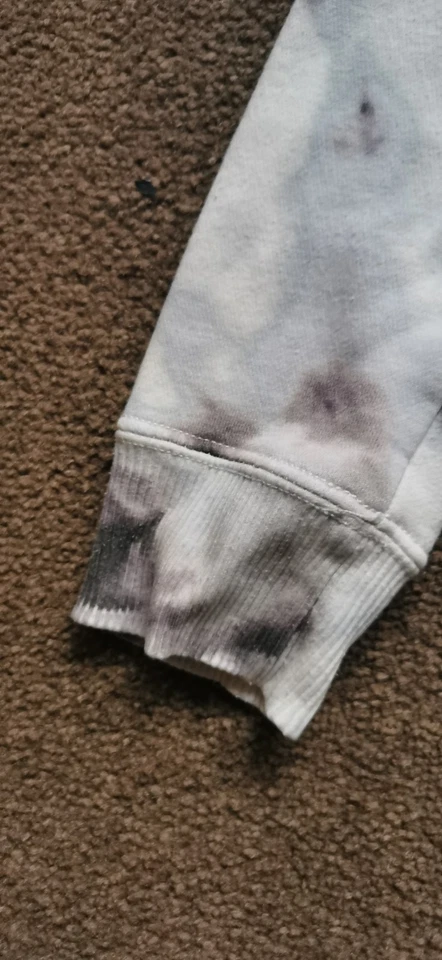 WOMEN'S/TEENAGER GENUINE HOLLISTER LONG SLEEVED HOODIE SIZE XS WHITE/LILAC/GREY - Image 2 of 4