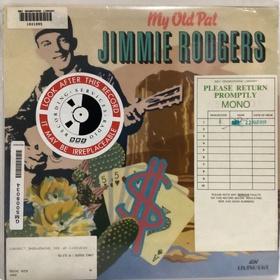 JIMMIE RODGERS BBC GRAMOPHONE LIBRARY LP   MY OLD PAL  (ASV)