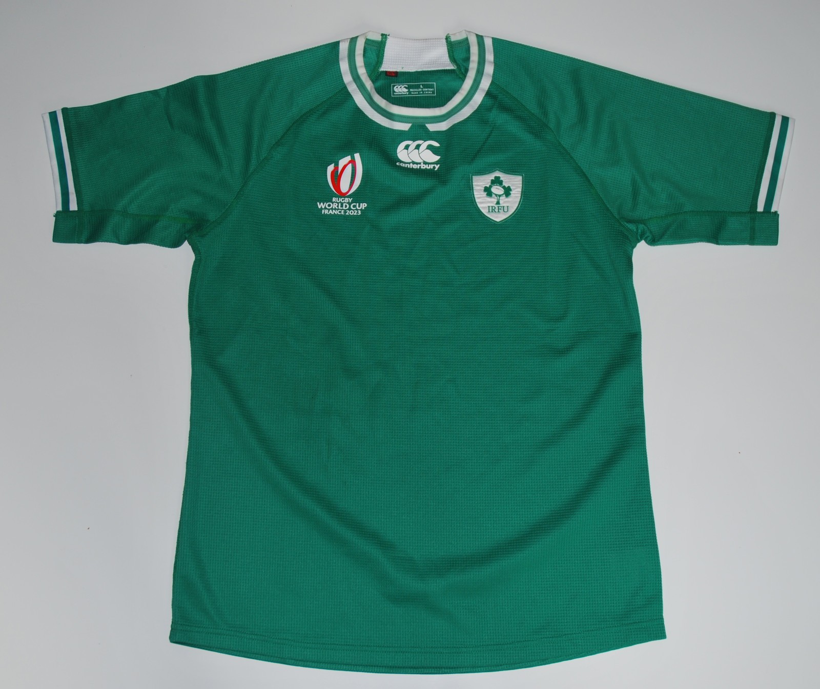 Ireland Rugby Shirt Large Canterbury France Rugby World Cup 2023 Home Jersey