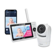 VTech-VTech VM901 Smart Wi-Fi Video Pan & Tilt Baby Monitor with 5" Display|6839