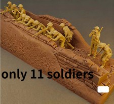 1/32 Scale WwII British Soldiers in The Battle of Alamein 11 Figures Model Kit