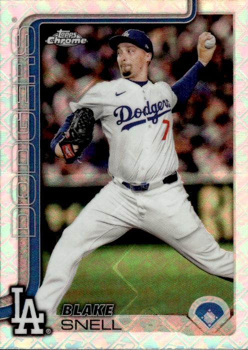 2025 Topps Chrome Logofractor Edition #175 Blake Snell DODGERS