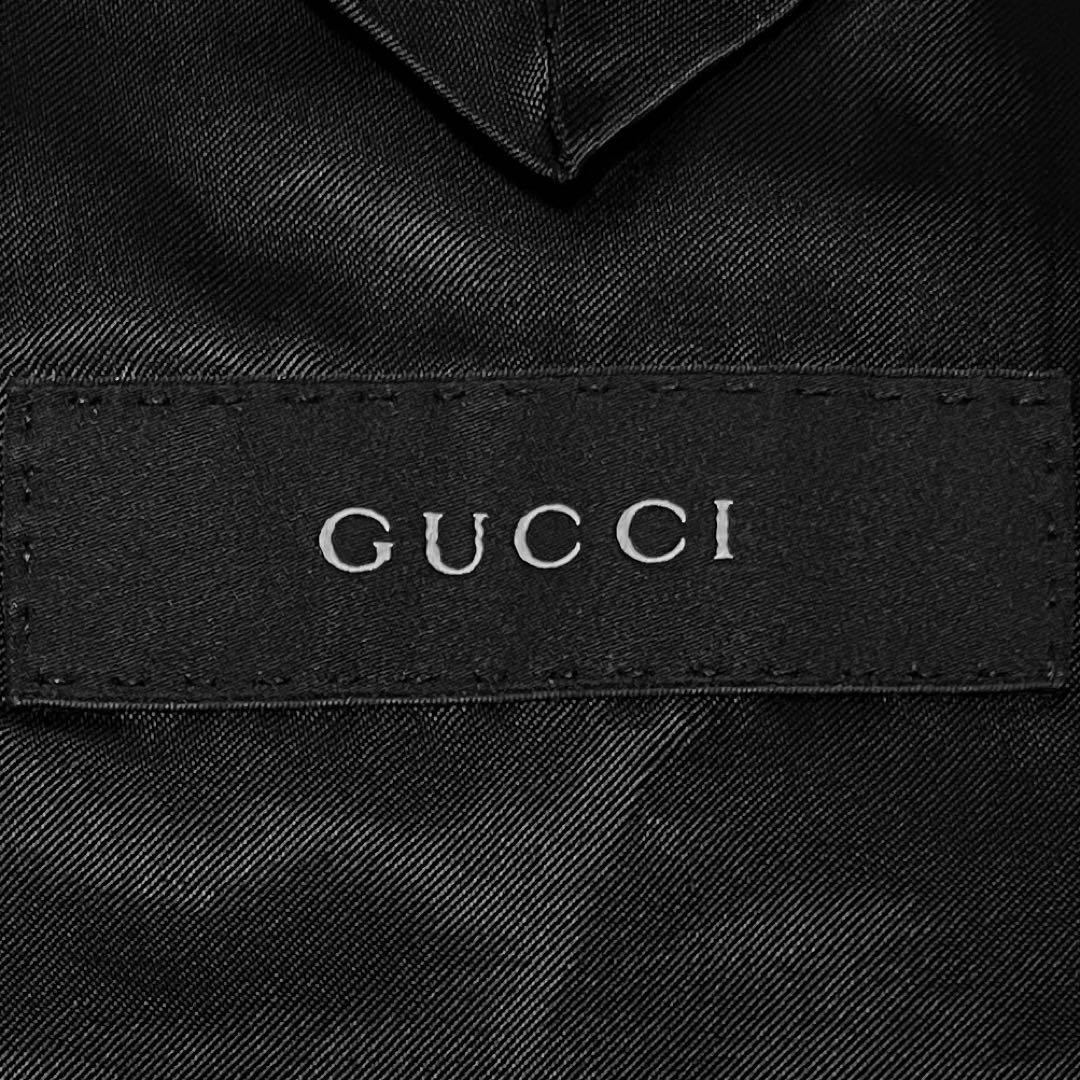 GUCCI Tom Ford Silk Cotton Covered Buttons Velvet Tuxedo Jacket Size 44R Black thumbnail 20