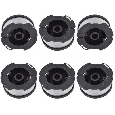 6 Pack For - BLACK+DECKER Trimmer Spool  AF-100-3ZP 30ft .065'' LST300 LST400