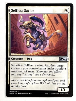 Selfless Savior 36 Uncommon Core Set 2021 Magic: The Gathering NM