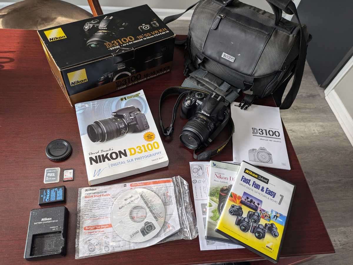 Nikon D3100 18-55 VR Kit Complete with Box, Accs, Carry Bag Nikon D3100 18-55 VR Kit Complete with Box, Accs, Carry Bag