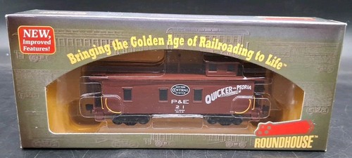 Caboose de madera estándar Roundhouse 84374 New York Central / P&E 3 ventanas.  | Condition: Used