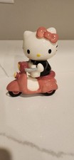 Blue Sky Clayworks Hello Kitty  Riding Scooter HTF Ceramics Brand New **NoTags**